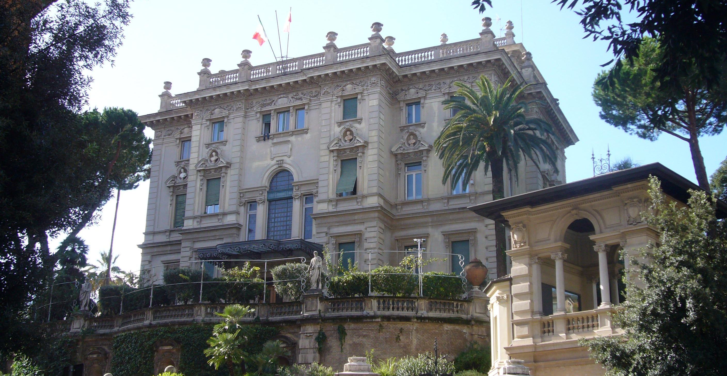 A Casino dell'Aurora, más néven Villa Ludovisi villa napfényes isőben