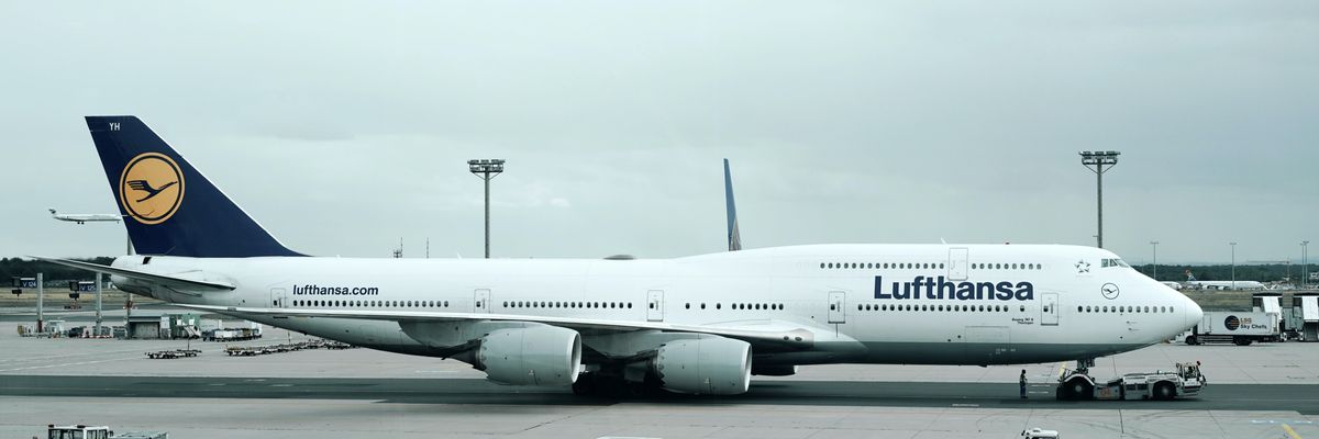 A Lufthansa repülőgépe, amelyen hamarosan új kajákat szolgálnak fel
