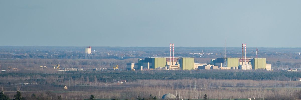 A paksi atomerőmű látképe
