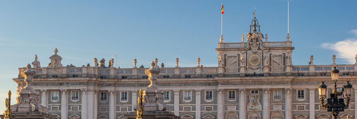 A spanyol királyi palota Madridban
