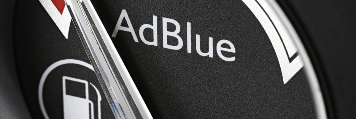 AdBlue szintjelző üres tankot mutat