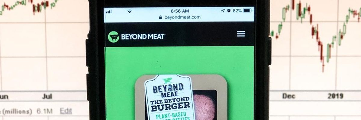 Beyond Meat árfolyam