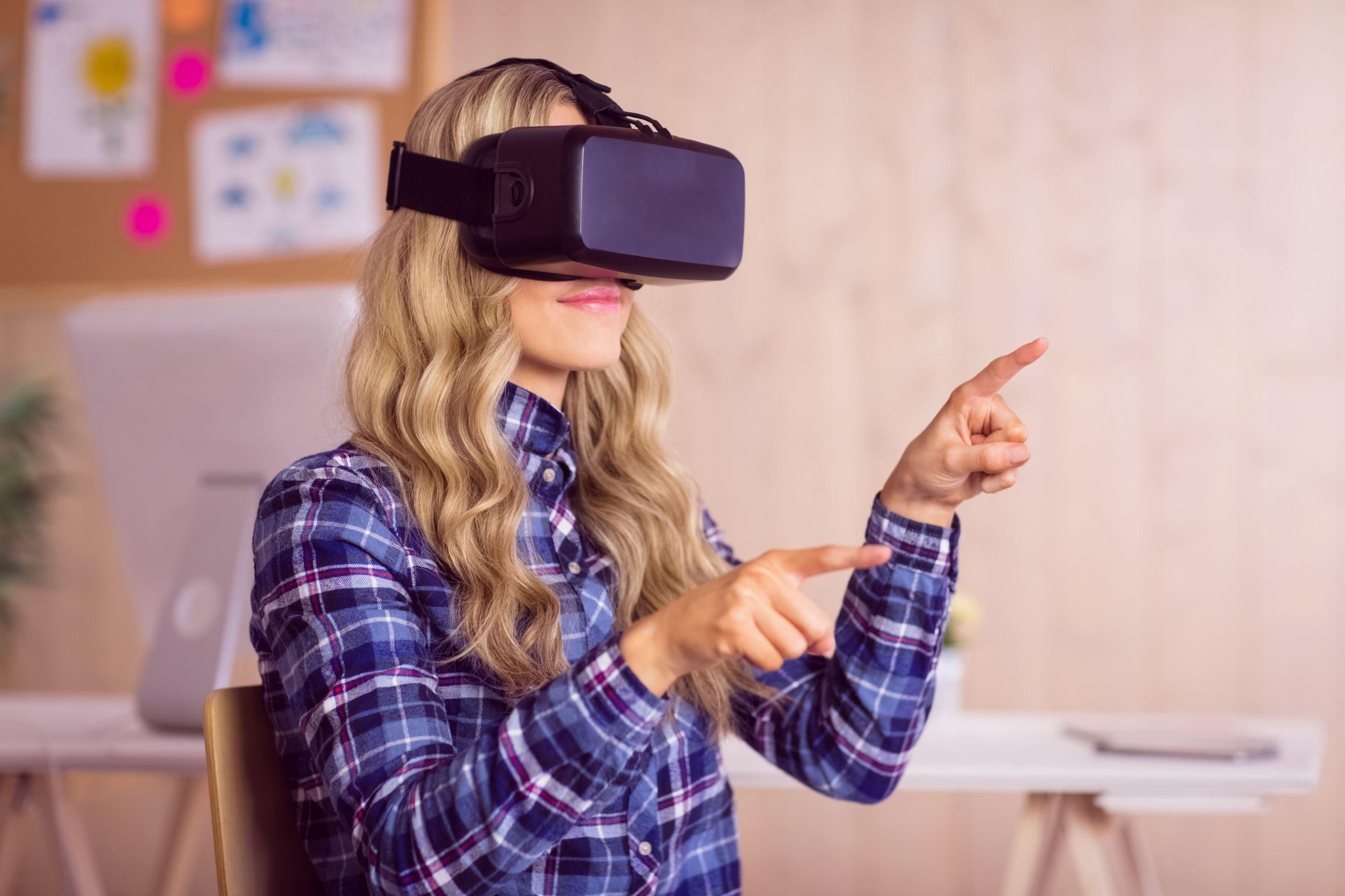Virtuális valóság, digitális tanterem.