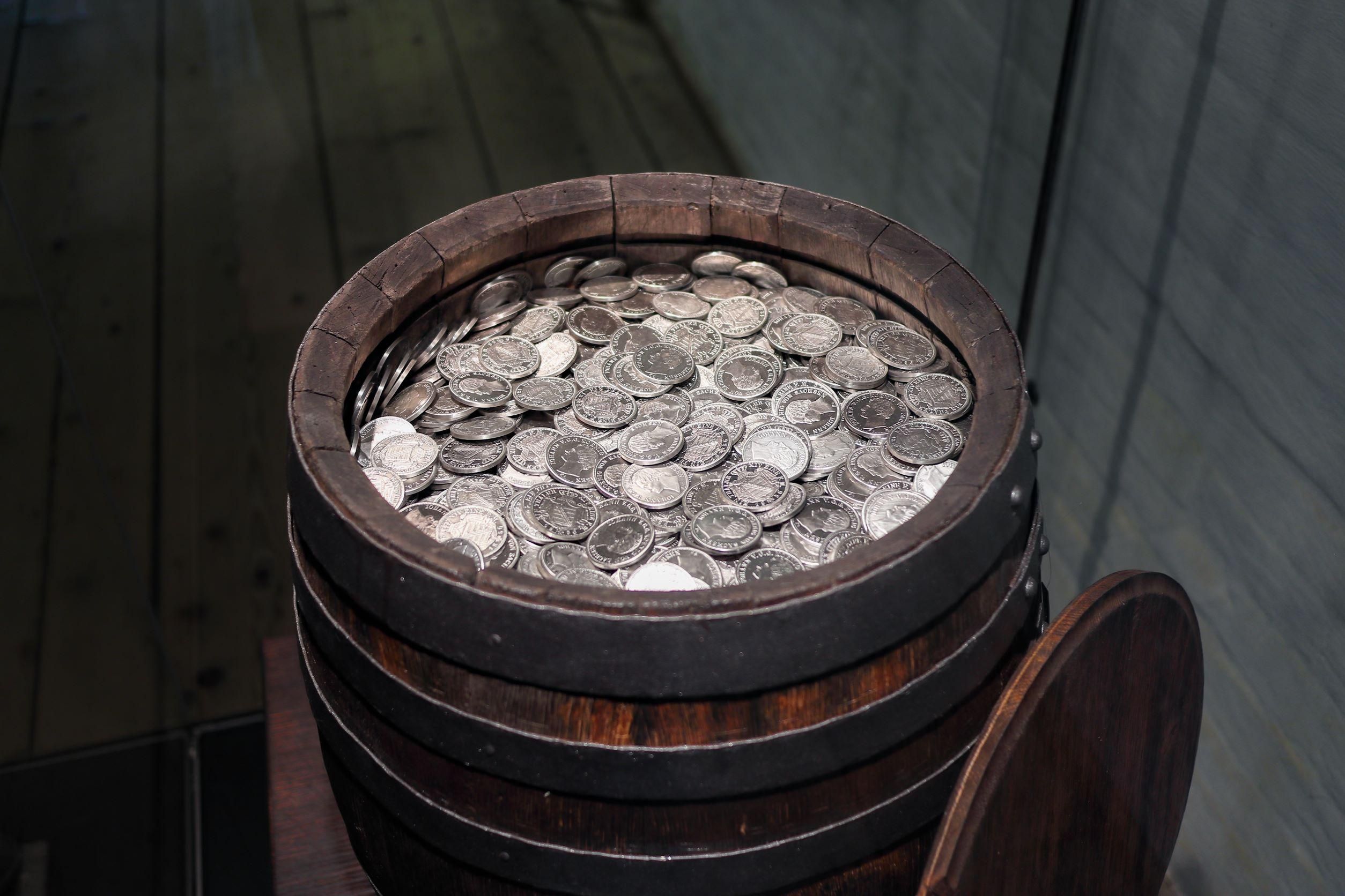 Régies ezüstpénzek - a kép illusztráció