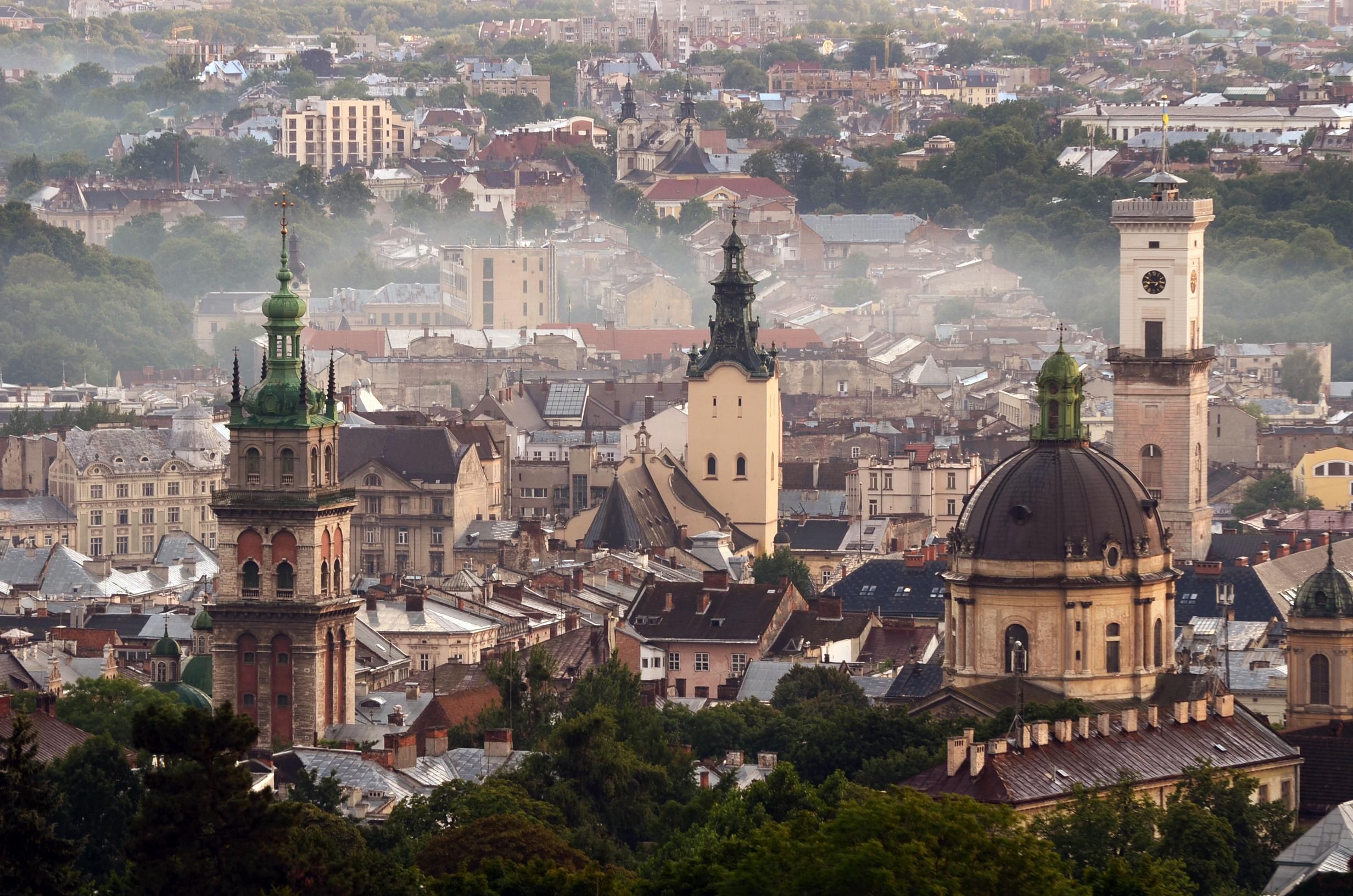 Lviv, Lvov, Lemberg látképe