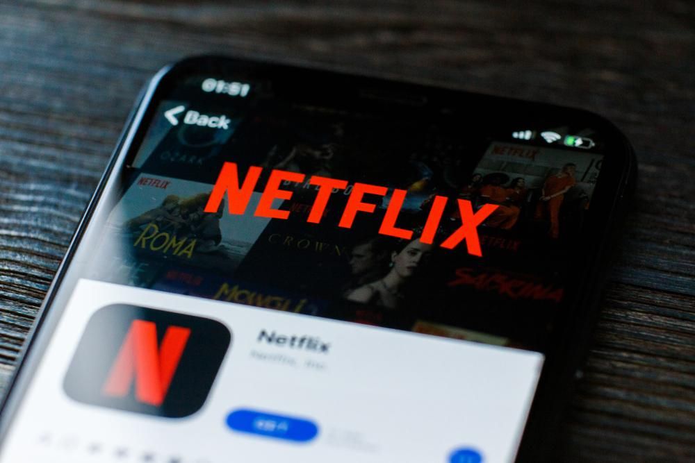 Netflix alkalmazás okostelefonon