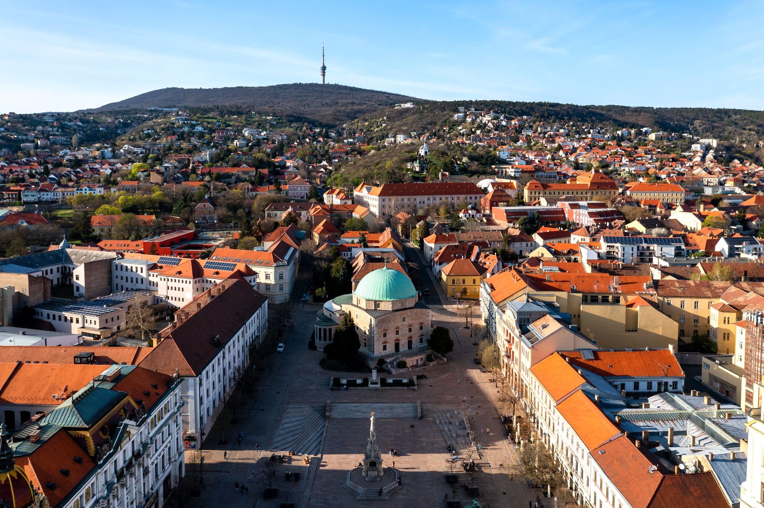 Pécs látképe, Baranyában erősödött legjobban az építési kedv