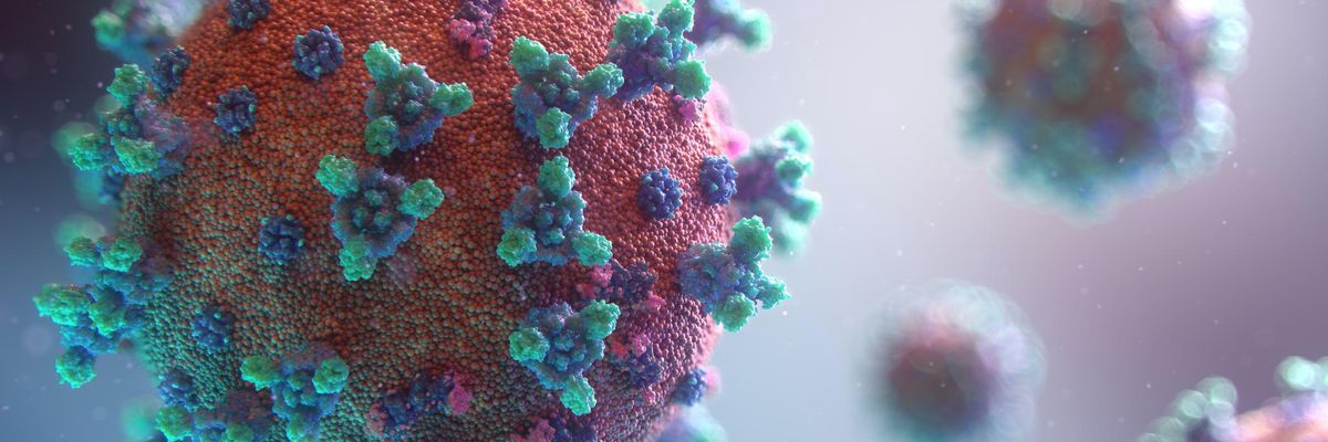 Koronavírus színesben közelről