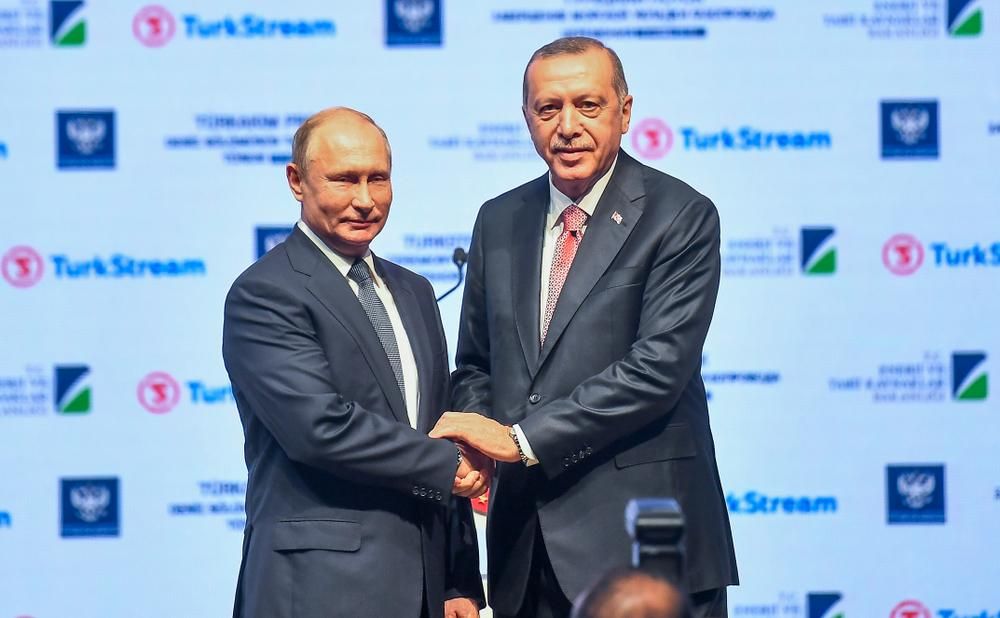 Putyin orosz és Erdogan török elnök