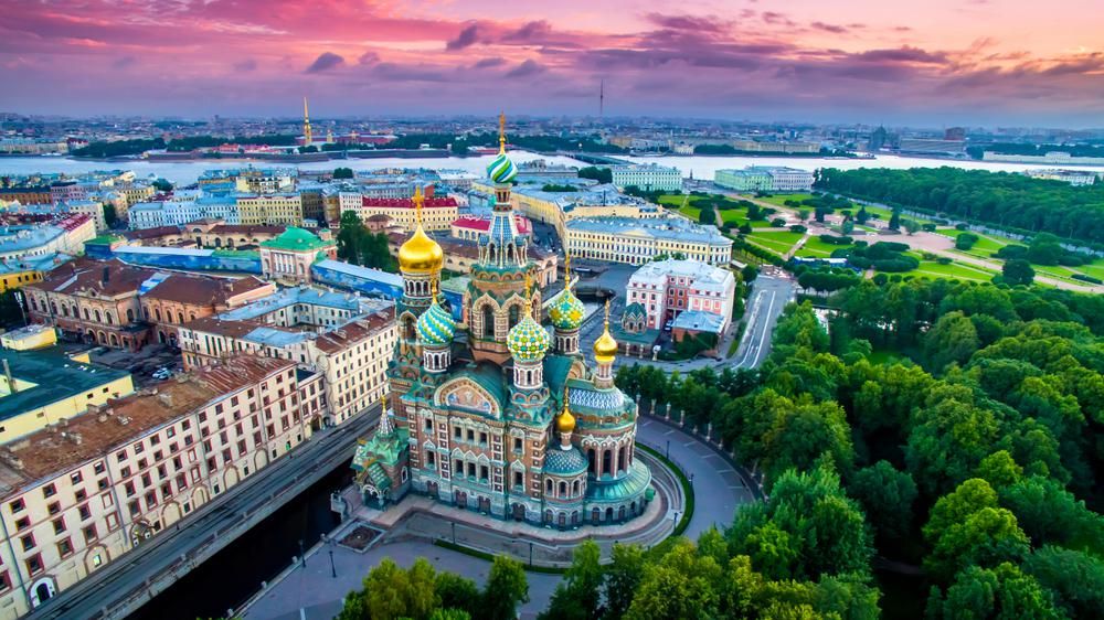 Szentpétervár látképe