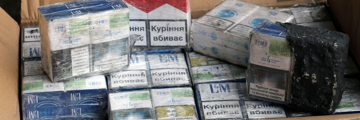 Óriási a feketepiac részesedése az ukrán dohánypiacból