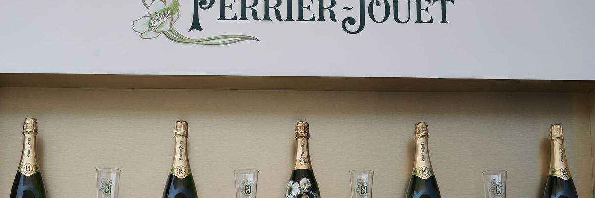 Rekordáron kelt el egy üveg Perrier-Jouët pezsgő