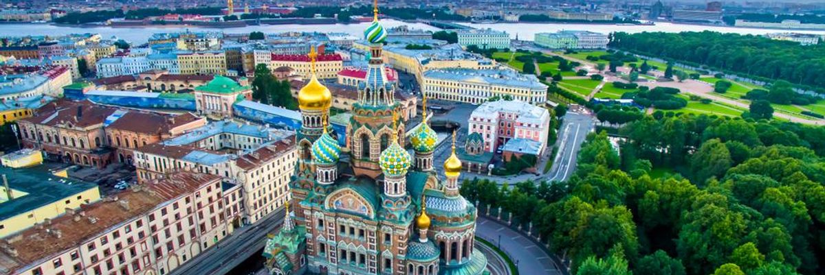 Szentpétervár látképe