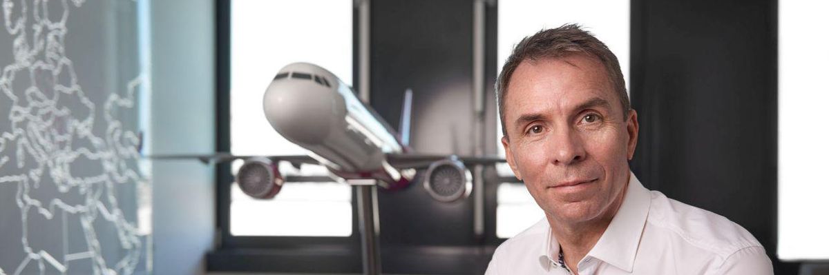 Váradi József, a Wizz Air vezére a járványban mutatott vezetői képességek miatt kapott díjat