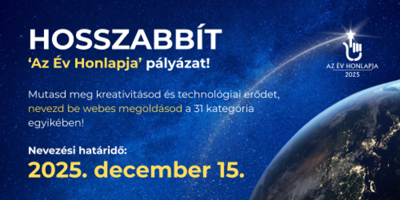 Az &Eacute;v Honlapja 2025